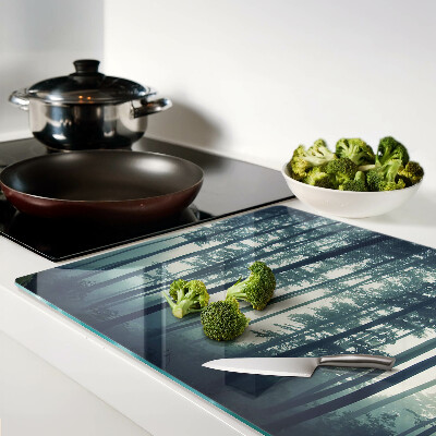 Tabla de cortar Bosque en la niebla