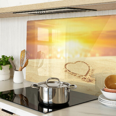 Deska kuchenna szklana Plaża o zachodzie słońca