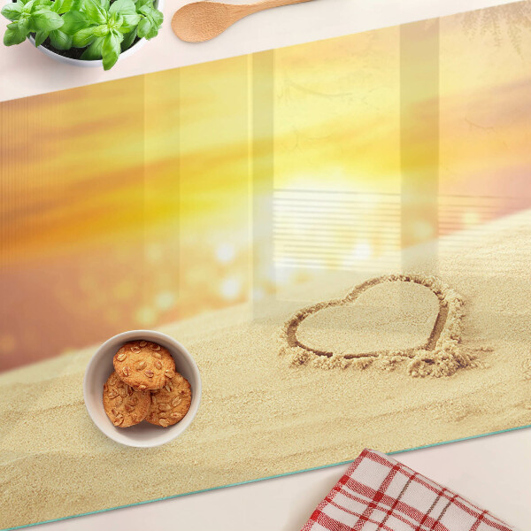 Tabla de cocina Playa al atardecer