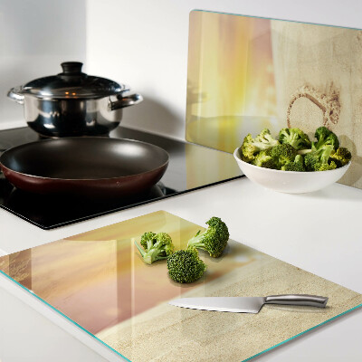 Tabla de cocina Playa al atardecer