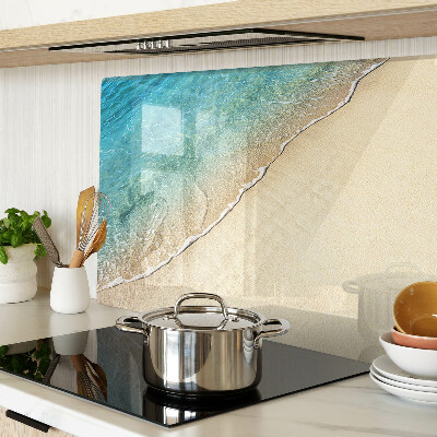 Deska kuchenna szklana Plaża i fale morskie