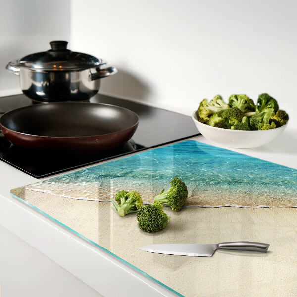 Tabla para cortar Olas de playa y mar