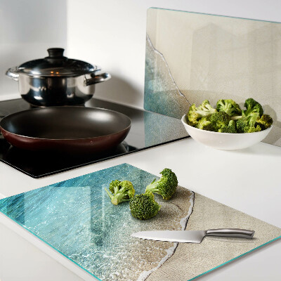 Deska kuchenna szklana Plaża i fale morskie