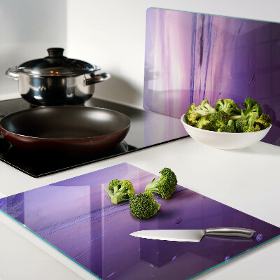 Tabla de cocina Puesta de sol sobre el mar