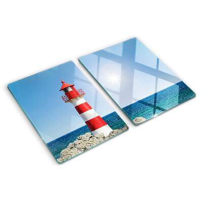 Tabla de cortar Un faro sobre el océano