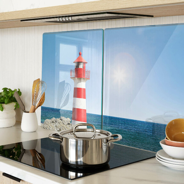 Tabla de cortar Un faro sobre el océano