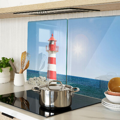 Tabla de cortar Un faro sobre el océano