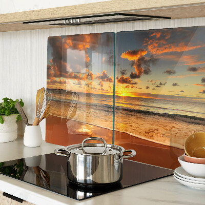 Tabla para cortar Puesta de sol sobre el mar