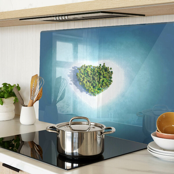 Tabla de cocina Isla con palmeras