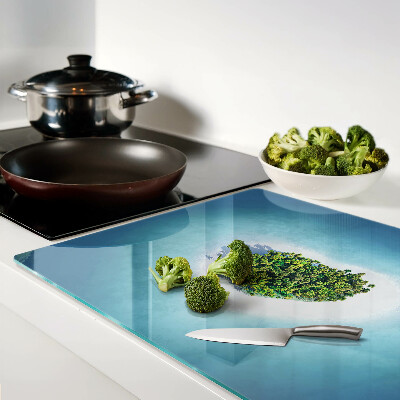 Tabla de cocina Isla con palmeras