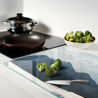 Tabla de cortar Paisaje de montaña en las nubes