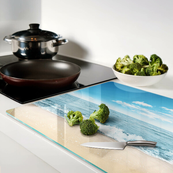 Szklana deska do krojenia Plaża i morze