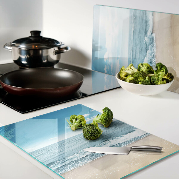 Tabla de cortar Playa y mar