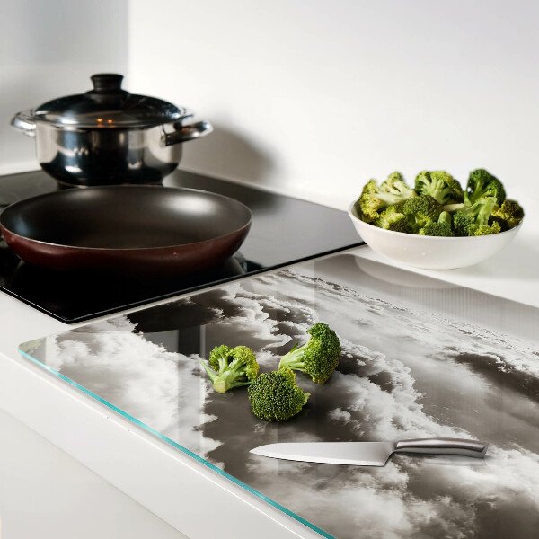 Tabla de cocina Nubes en tonos de gris