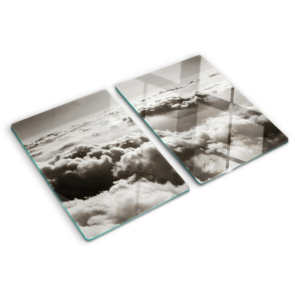 Tabla de cocina Nubes en tonos de gris