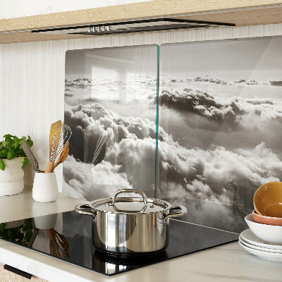 Tabla de cocina Nubes en tonos de gris