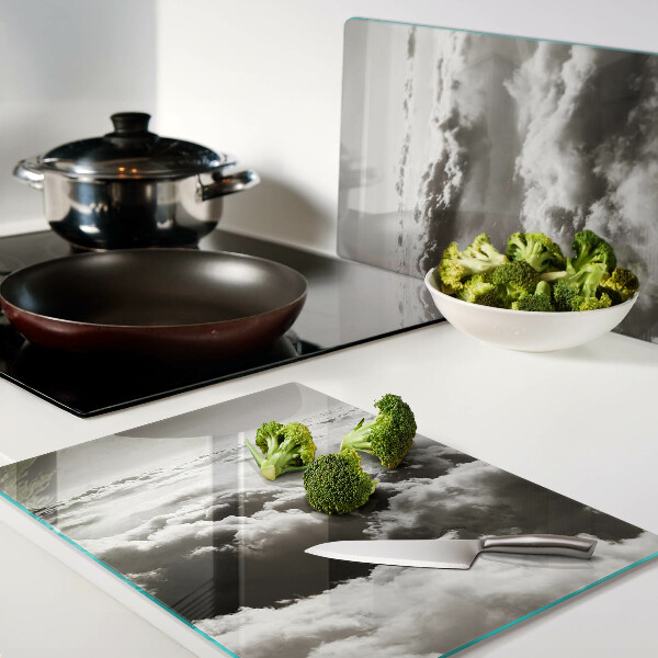Tabla de cocina Nubes en tonos de gris
