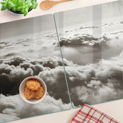 Tabla de cocina Nubes en tonos de gris