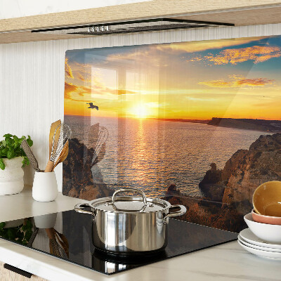 Tabla para cortar Puesta de sol sobre el mar