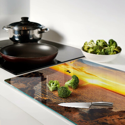 Tabla para cortar Puesta de sol sobre el mar