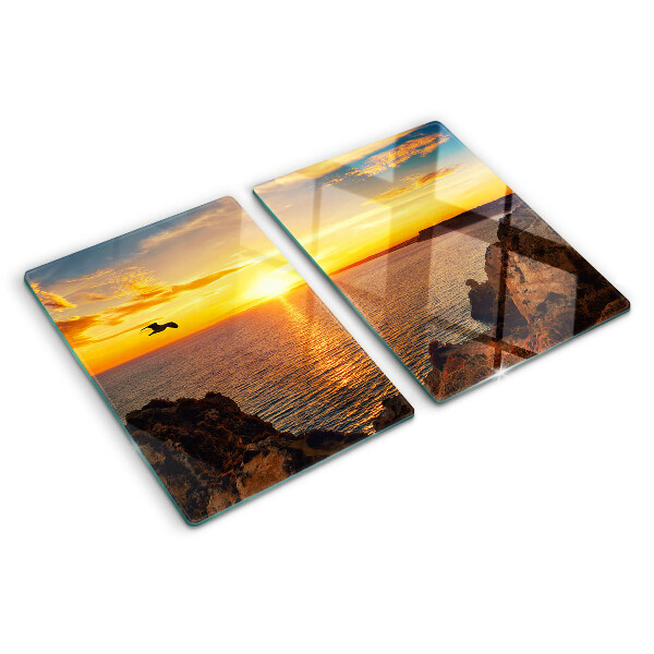 Tabla para cortar Puesta de sol sobre el mar