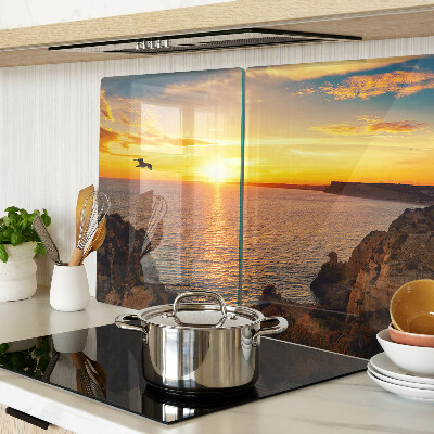 Tabla para cortar Puesta de sol sobre el mar