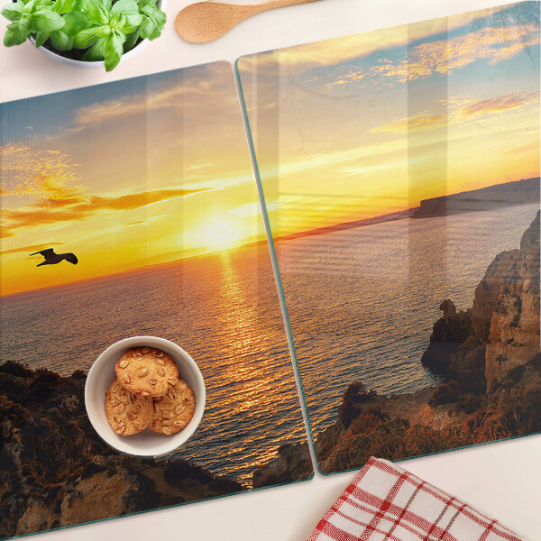 Tabla para cortar Puesta de sol sobre el mar