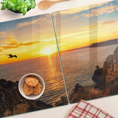Tabla para cortar Puesta de sol sobre el mar