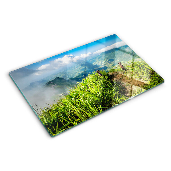 Tabla de cortar Paisaje de montaña con vegetación
