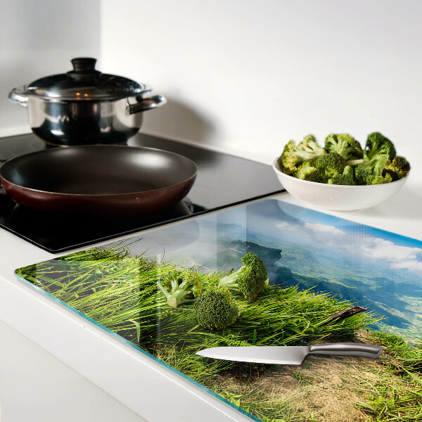 Tabla de cortar Paisaje de montaña con vegetación