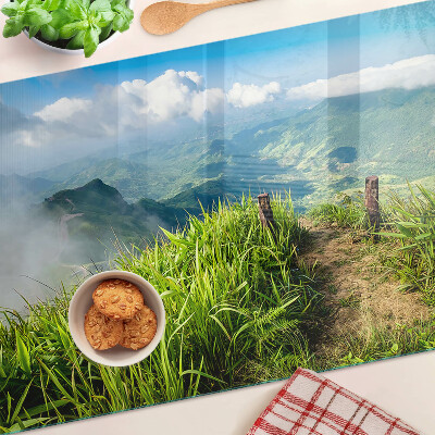 Tabla de cortar Paisaje de montaña con vegetación