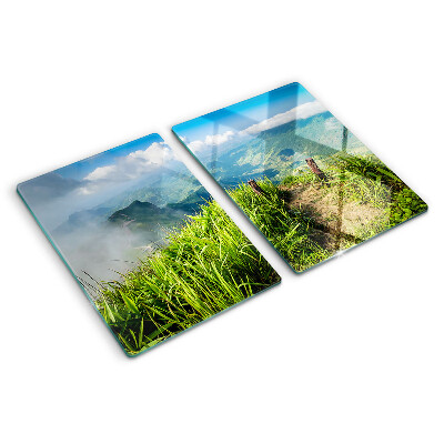 Tabla de cortar Paisaje de montaña con vegetación