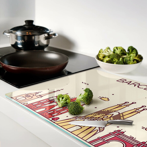 Tabla de cortar Barcelona y su arquitectura