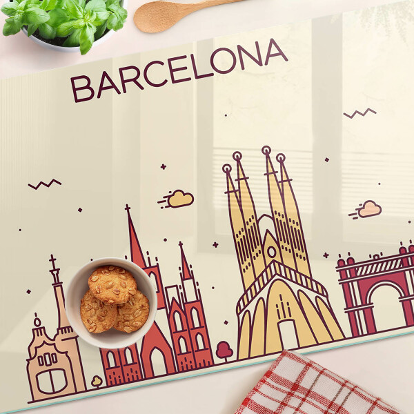 Tabla de cortar Barcelona y su arquitectura