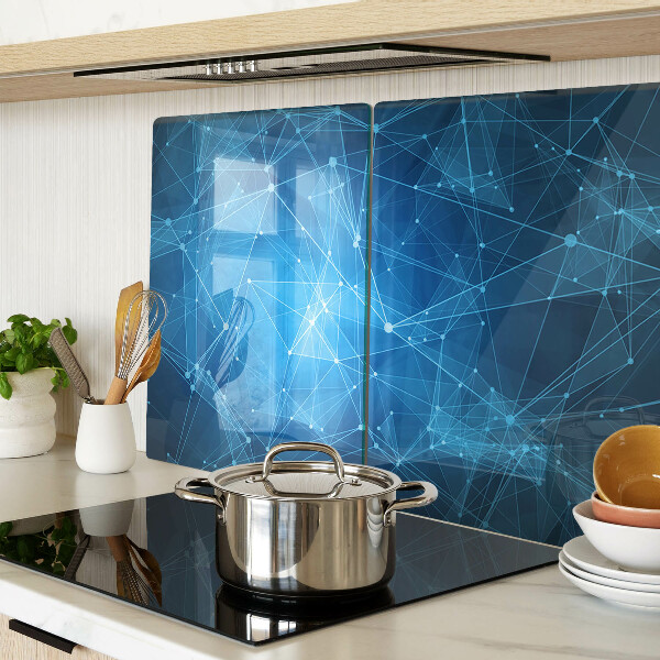 Szklana deska do krojenia Abstrakcyjny wzór geometryczny