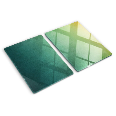 Tabla de cortar de cristal Reflejos de degradado en la ventana