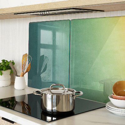 Tabla de cortar de cristal Reflejos de degradado en la ventana