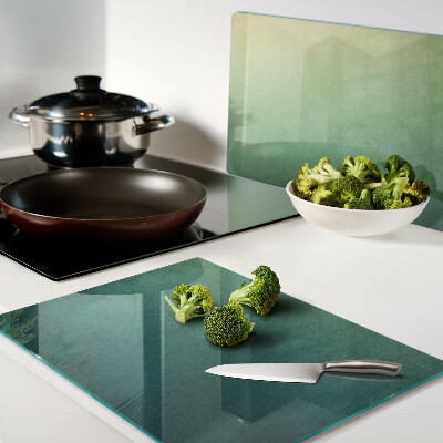 Tabla de cortar de cristal Reflejos de degradado en la ventana