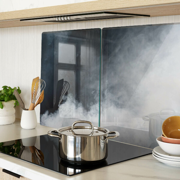 Szklana deska kuchenna Mgła i okna