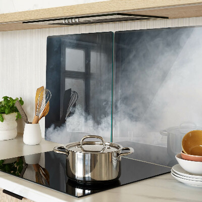 Szklana deska kuchenna Mgła i okna