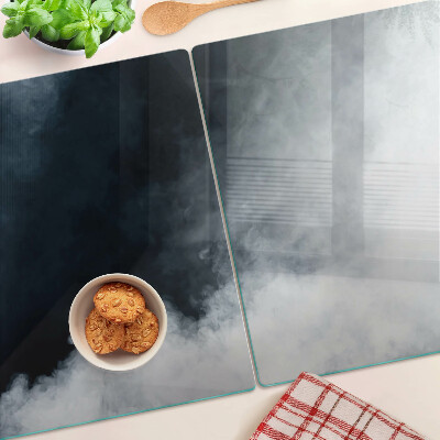 Szklana deska kuchenna Mgła i okna