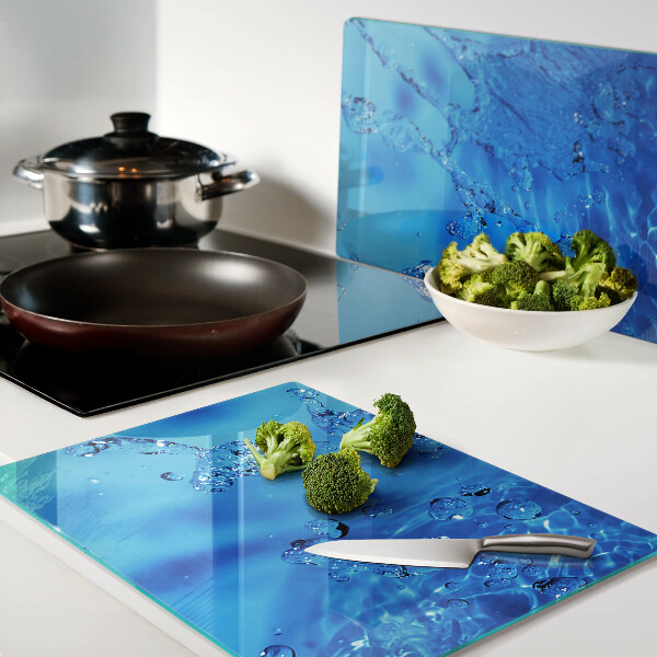 Tabla de cocina Burbujas de agua y aire