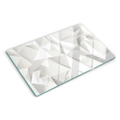 Deska kuchenna szklana Motyw geometrycznych brył