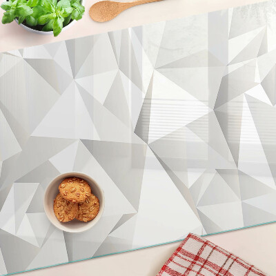 Deska kuchenna szklana Motyw geometrycznych brył