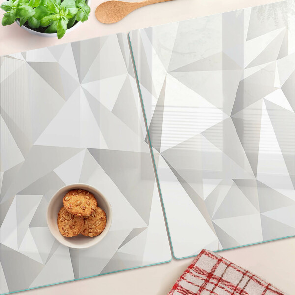 Deska kuchenna szklana Motyw geometrycznych brył