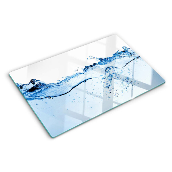 Tabla de cortar de cristal Motivo de agua