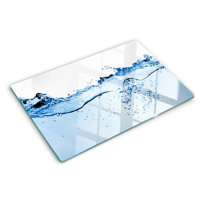 Tabla de cortar de cristal Motivo de agua