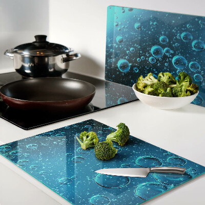 Tabla para cortar Burbujas en el agua