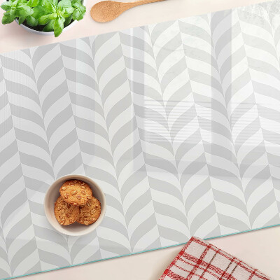 Tabla de cocina Hojas con patrones ondulados