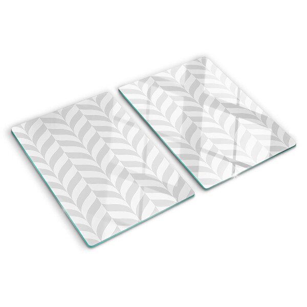 Tabla de cocina Hojas con patrones ondulados